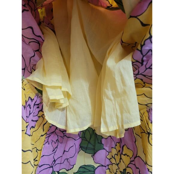 Banjanan Frankie Floral Maxi Dress XL Boho Cottagecore Garden Party $450 Retail - Picture 5 of 10